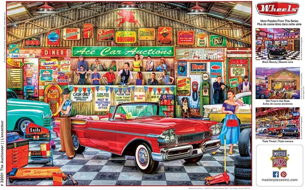 imageMasterPieces 750 Piece Jigsaw Puzzle for Adults Family Or Youth The Auctioneer 18x24750 Piece