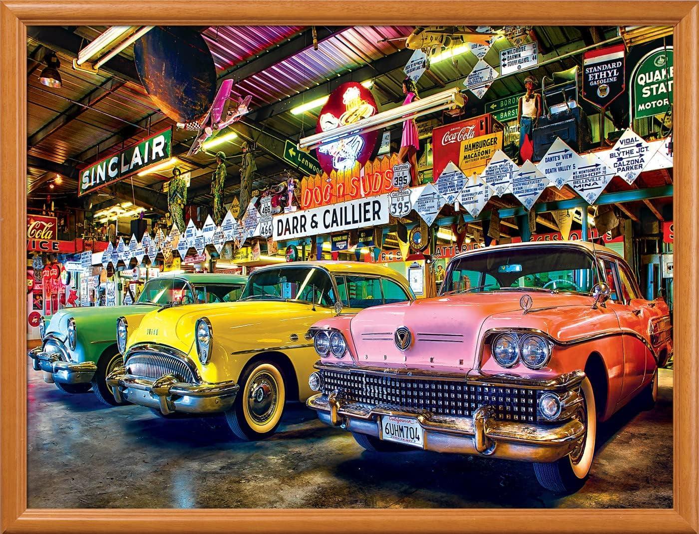 imageMasterPieces 750 Piece Jigsaw Puzzle for Adults and Family Hot Rod Alley 18x24Three Beauties