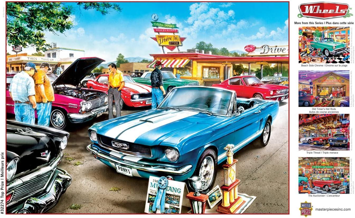 imageMasterPieces 750 Piece Jigsaw Puzzle for Adults and Family Hot Rod Alley 18x24Top Prize