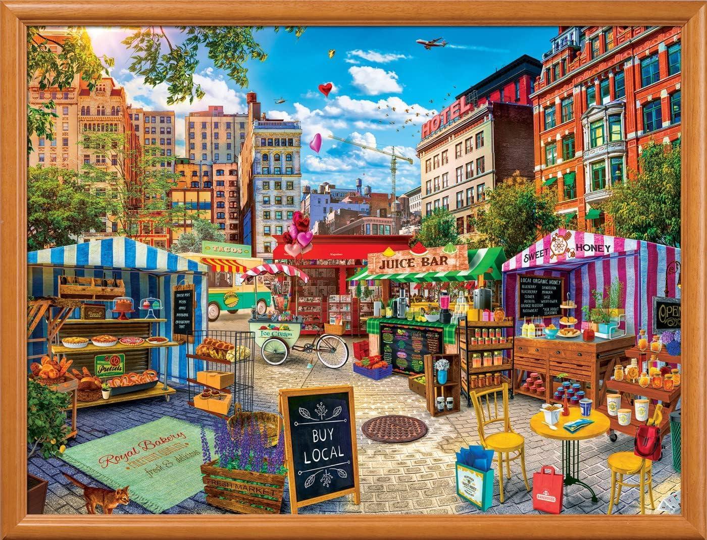 imageMasterpieces 750 Piece Jigsaw Puzzle for Adults and Family Buy Local Honey 18x24750 Piece