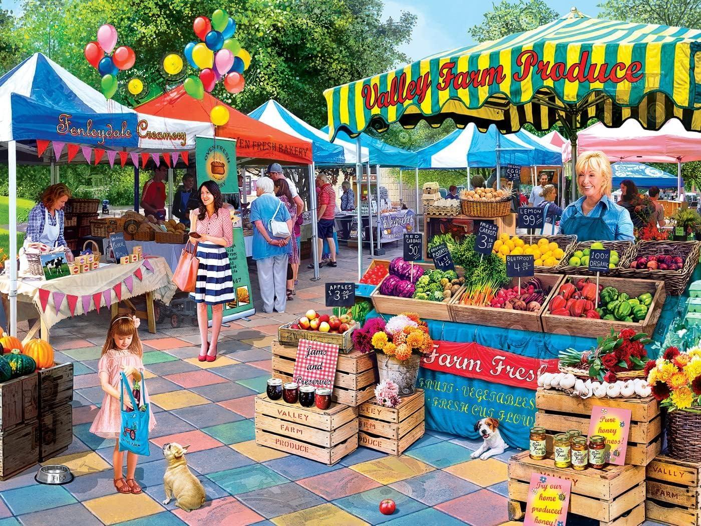 imageMasterpieces 750 Piece Jigsaw Puzzle for Adults and Family Corner Market 18 x 24