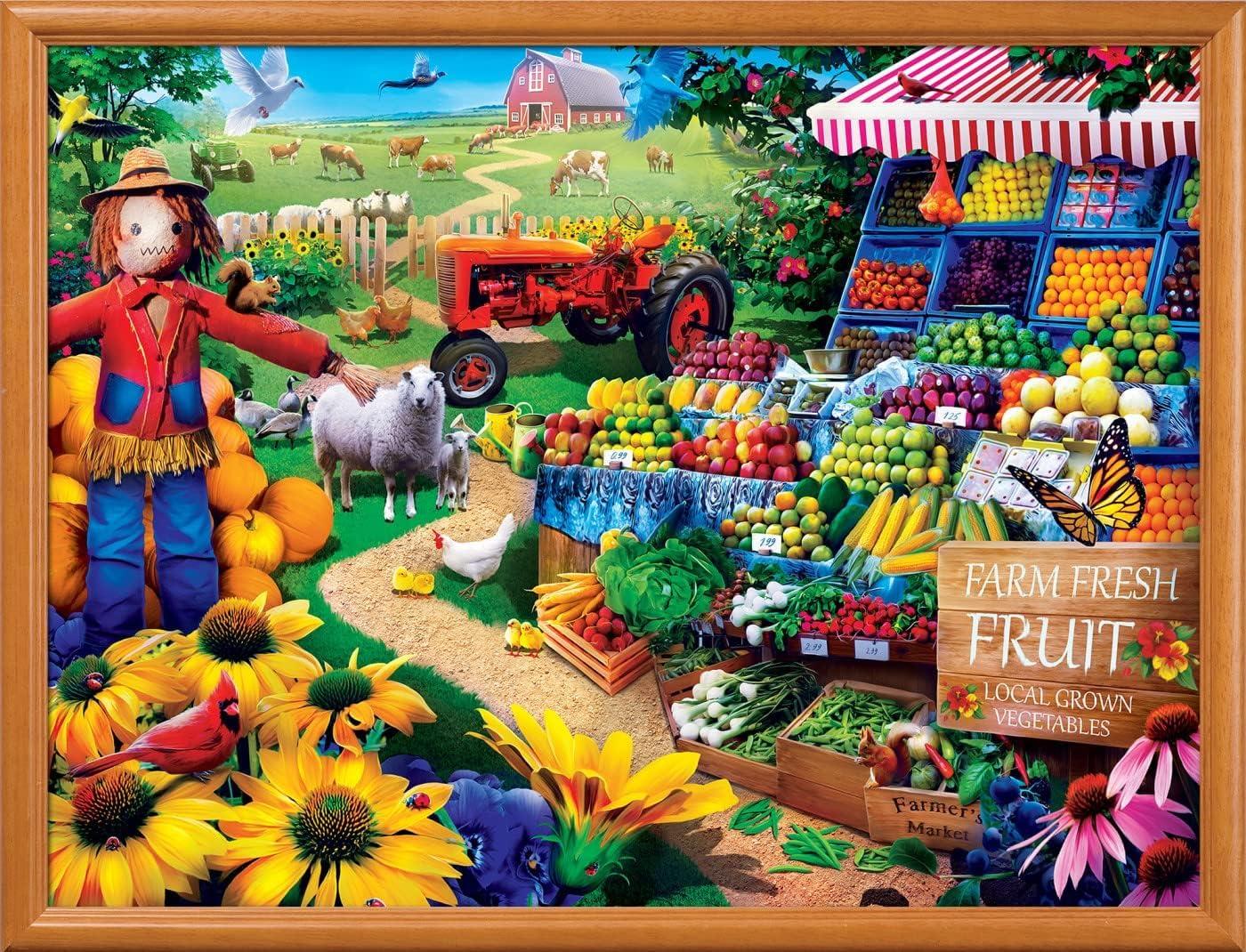 imageMasterpieces 750 Piece Jigsaw Puzzle for Adults and Family Fresh Farm Fruit 18x24750