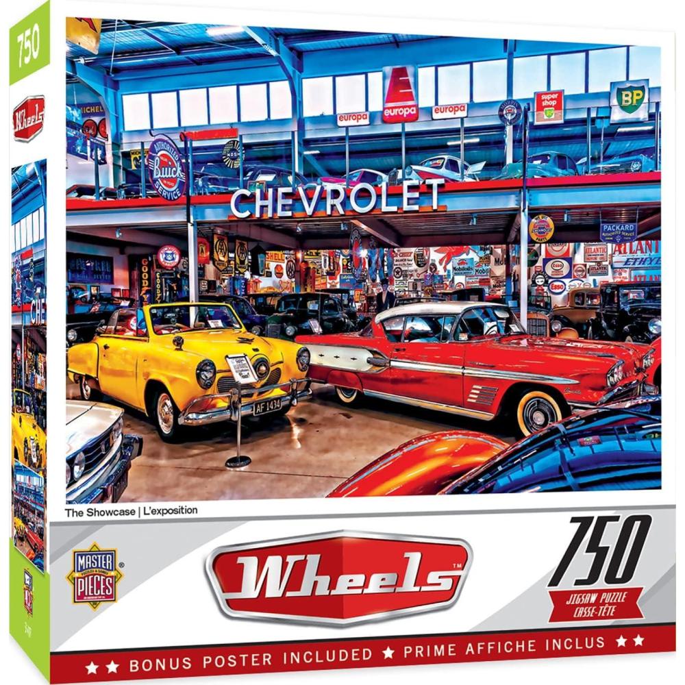 imageMasterPieces 750 Piece Jigsaw Puzzle for Adults and Family Hot Rod Alley 18x24The Showcase