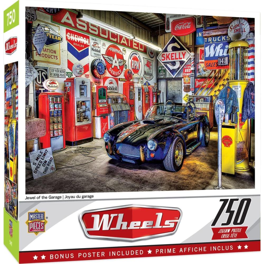 imageMasterPieces 750 Piece Jigsaw Puzzle for Adults and Family Jewel of the Garage 18x24750 Piece