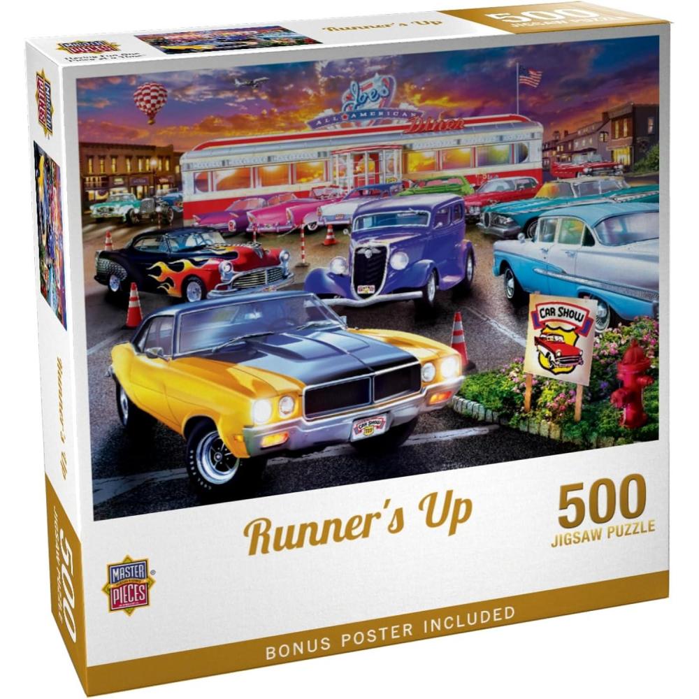 imageMasterPieces 750 Piece Jigsaw Puzzle for Adults and Family Runners Up 18x24500 Piece