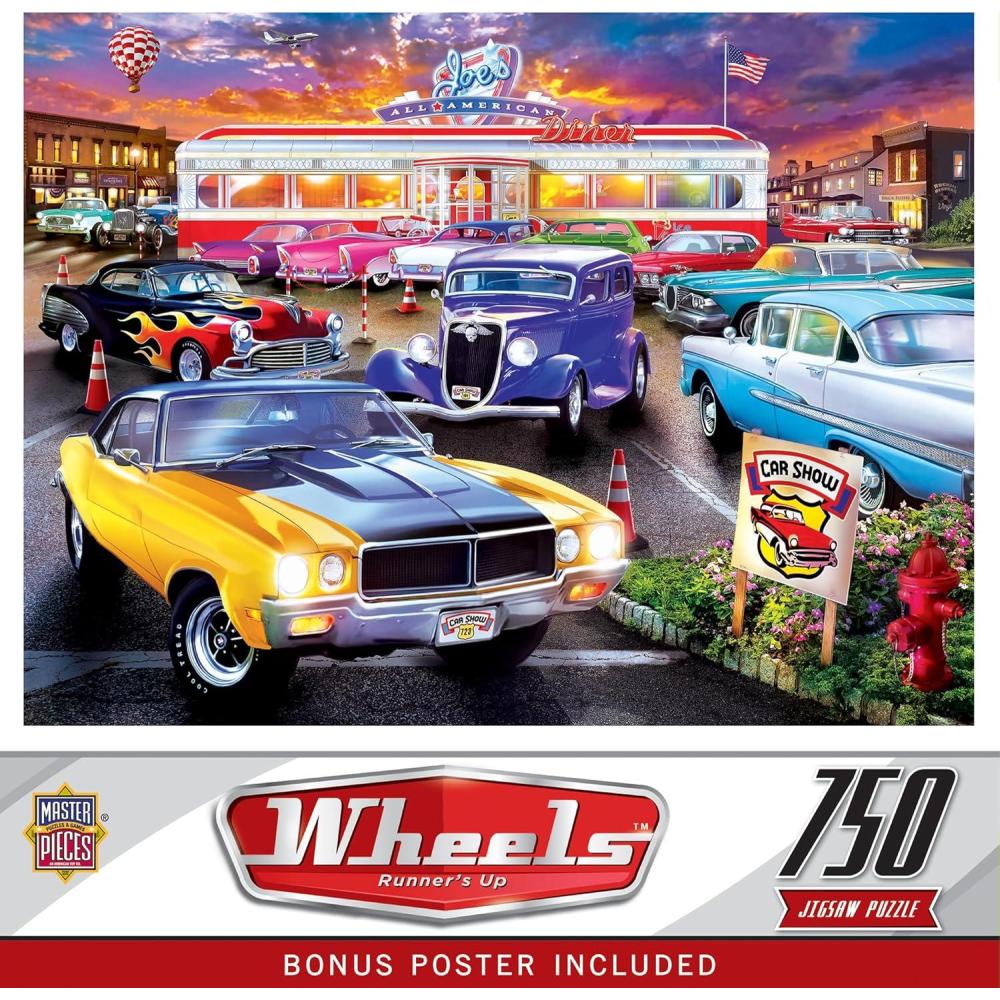 imageMasterPieces 750 Piece Jigsaw Puzzle for Adults and Family Runners Up 18x24750 Piece