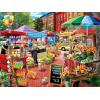MasterPieces 750 Piece Jigsaw Puzzle for Adults, Family, Or Youth – Town Square Booths – 18″x24″(300 Piece)