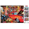 MasterPieces 750 Piece Jigsaw Puzzle for Adults and Family – Hot Rod Alley – 18″x24″(Retro Garage)