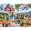 Masterpieces 750 Piece Jigsaw Puzzle For Adults and Family – Old Mill Farm Stand – 18″x24″(300 Piece)