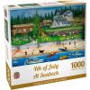 Masterpieces 750 Piece Jigsaw Puzzle for Adults and Family – 4Th of July at Seabeck – 18″x24″(1000 Piece)