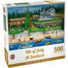 Masterpieces 750 Piece Jigsaw Puzzle for Adults and Family – 4Th of July at Seabeck – 18″x24″(500 Piece)