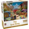 Masterpieces 750 Piece Jigsaw Puzzle for Adults and Family – Buy Local Honey – 18″x24″(1000 Piece)