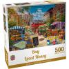Masterpieces 750 Piece Jigsaw Puzzle for Adults and Family – Buy Local Honey – 18″x24″(500 Piece)