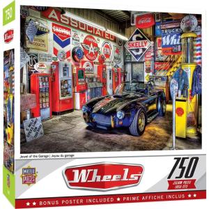 MasterPieces 750 Piece Jigsaw Puzzle for Adults and Family – Jewel of the Garage – 18″x24″(750 Piece)