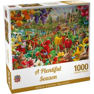 Masterpieces 750 Piece Jigsaw Puzzle for Adults and Family – A Plentiful Season – 18″x24″(1000 Piece)