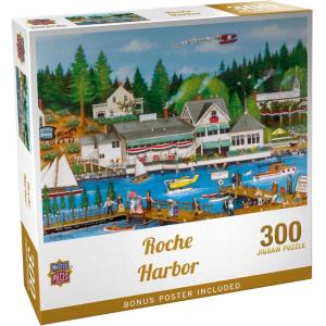 Masterpieces 750 Piece Jigsaw Puzzle for Adults and Family – Roche Harbor – 18″x24″(300 Piece)