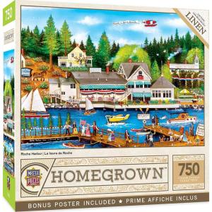Masterpieces 750 Piece Jigsaw Puzzle for Adults and Family – Roche Harbor – 18″x24″(750 Piece)