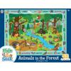 MasterPieces Nature Puzzle – Hide & Seek 48 Piece Jigsaw Puzzle for Kids – Colors in the Ocean – 19″x14″(Animals in the Forest)