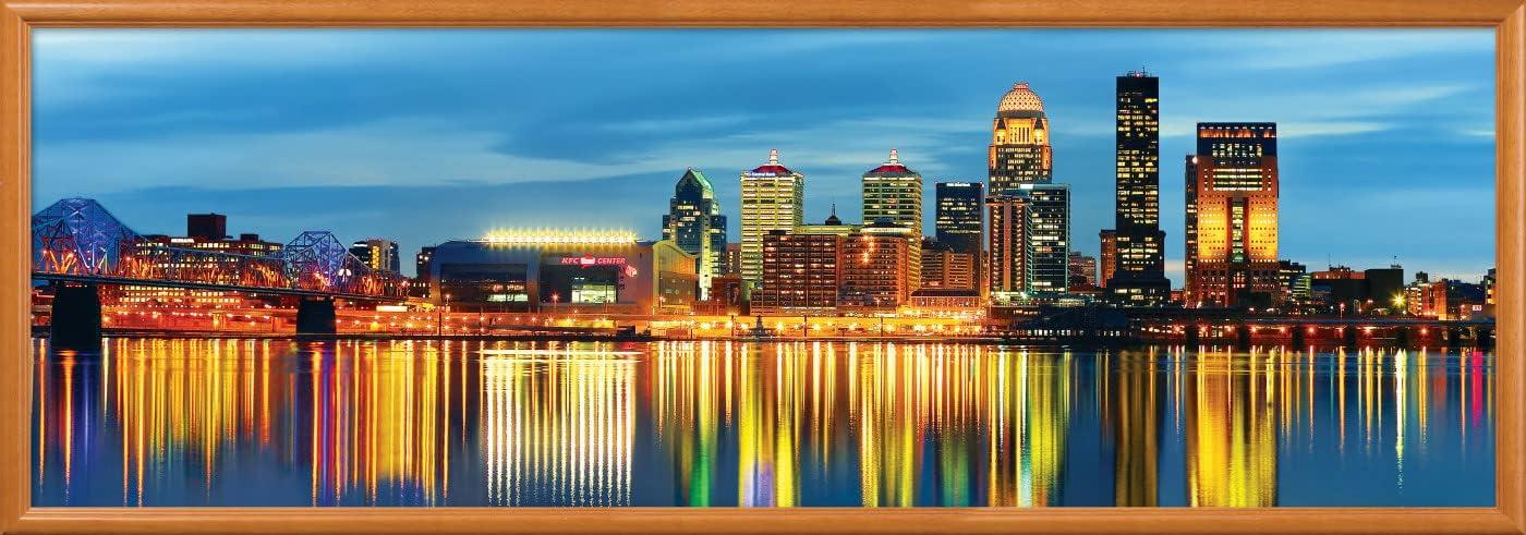 imageMasterPieces 1000 Piece Jigsaw Puzzle Boston Skyline Panoramic Fun for Adults Family Kids 13x39Louisville