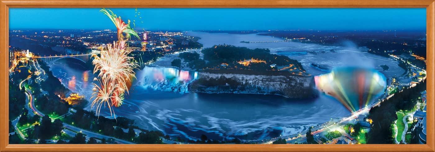 imageMasterPieces 1000 Piece Jigsaw Puzzle Boston Skyline Panoramic Fun for Adults Family Kids 13x39Niagara Falls