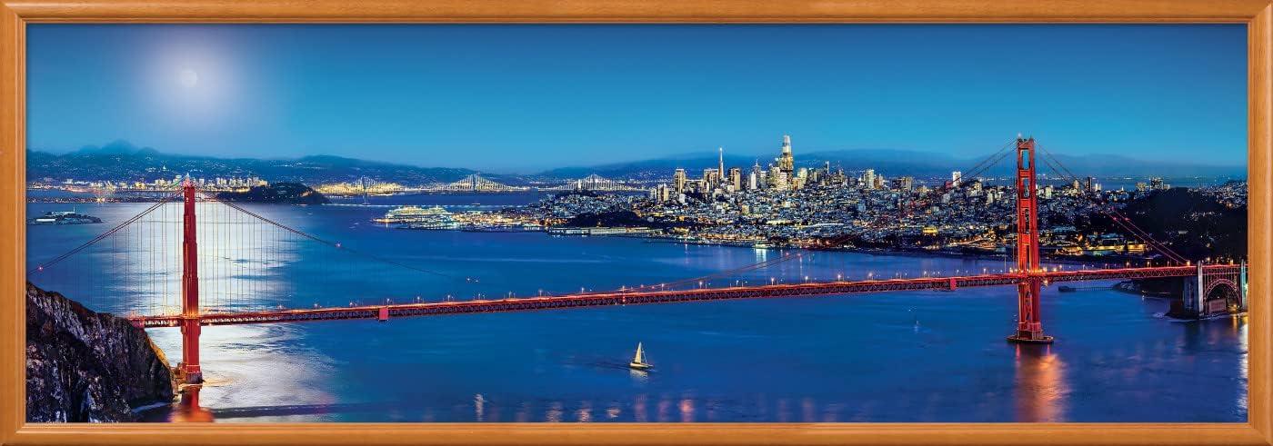 imageMasterPieces 1000 Piece Jigsaw Puzzle Boston Skyline Panoramic Fun for Adults Family Kids 13x39San Francisco