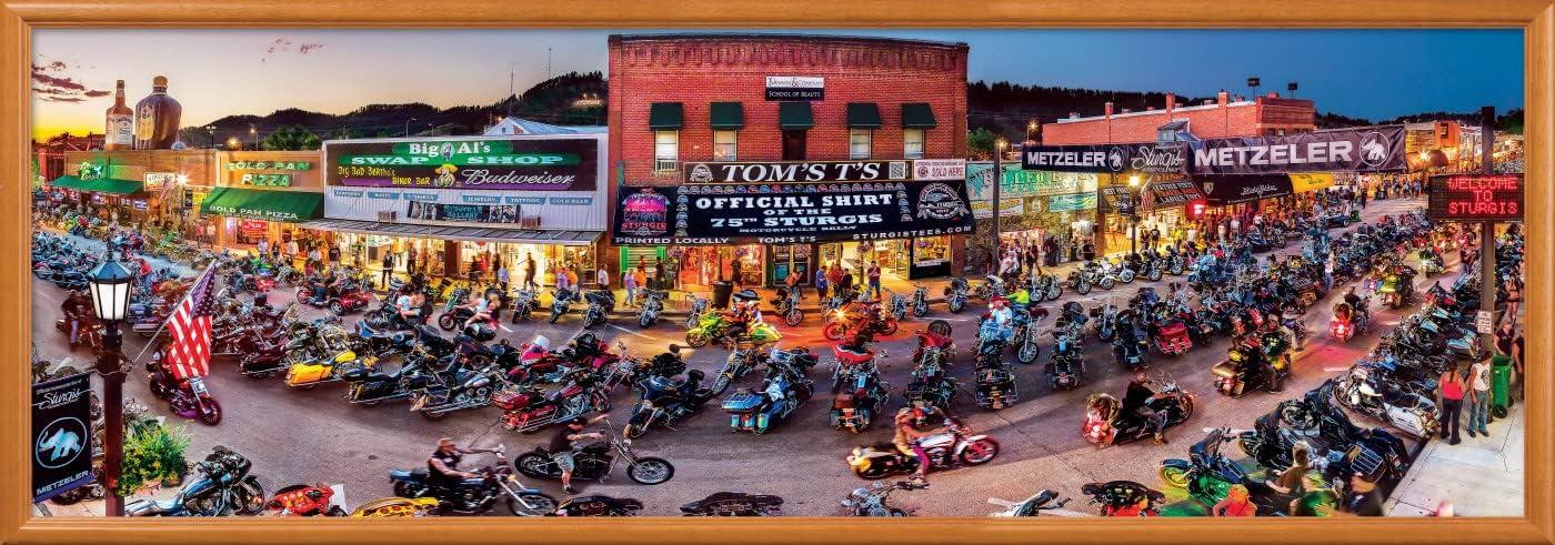 imageMasterPieces 1000 Piece Jigsaw Puzzle Boston Skyline Panoramic Fun for Adults Family Kids 13x39Sturgis SD
