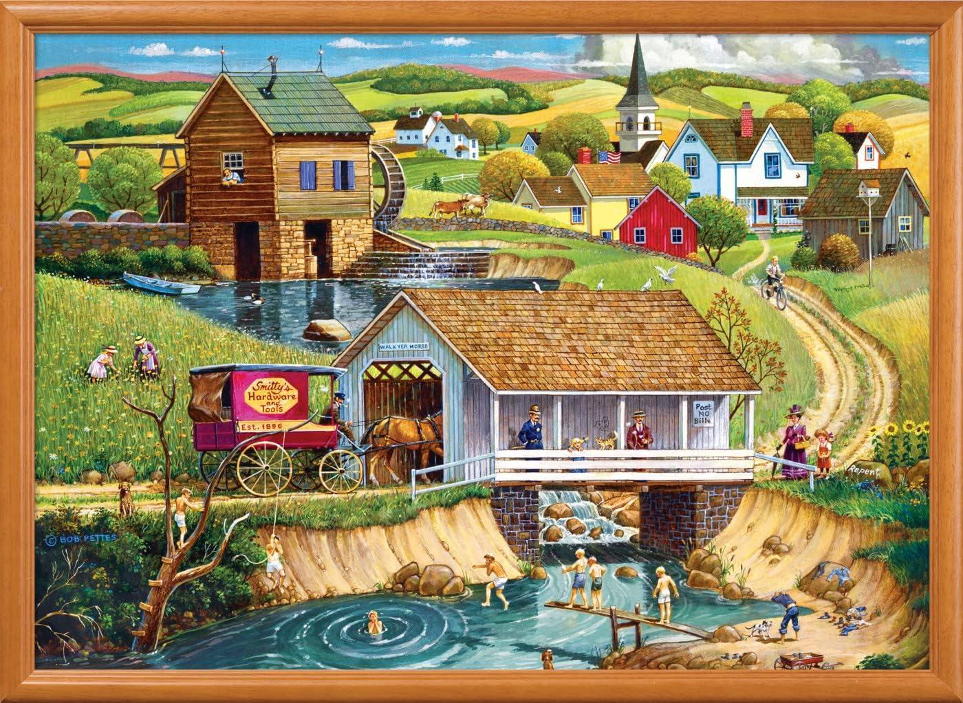 imageMasterPieces 1000 Piece Jigsaw Puzzle Changing Times Fun for Adults Family Kids 1925 x 2675Last Swim of Summer