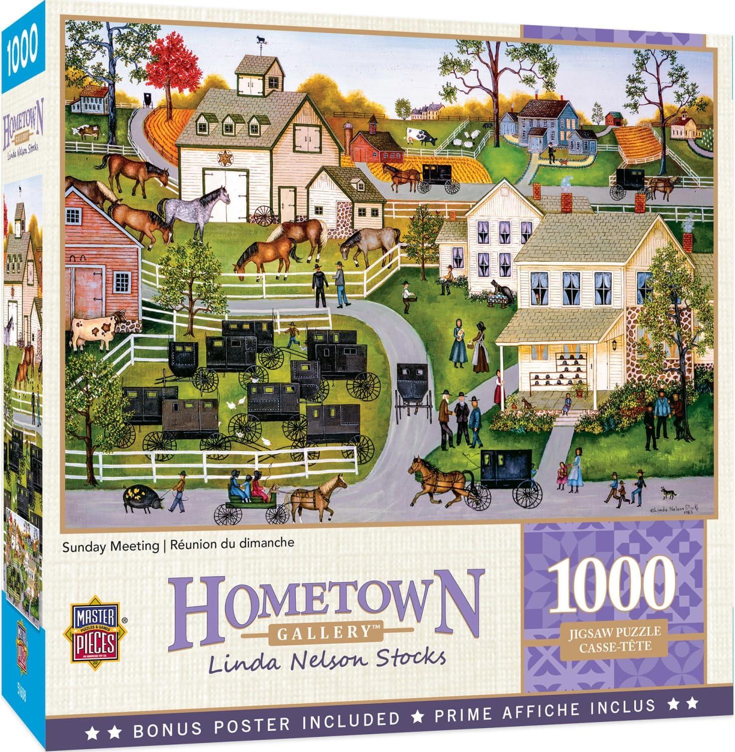 imageMasterPieces 1000 Piece Jigsaw Puzzle Changing Times Fun for Adults Family Kids 1925 x 2675Sunday Meeting