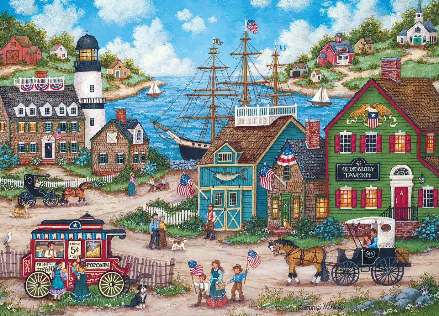 imageMasterPieces 1000 Piece Jigsaw Puzzle Changing Times Fun for Adults Family Kids 1925 x 2675The Young Patriots