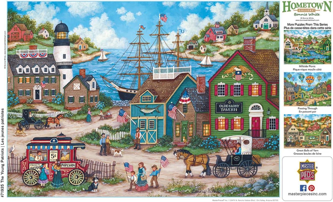 imageMasterPieces 1000 Piece Jigsaw Puzzle Changing Times Fun for Adults Family Kids 1925 x 2675The Young Patriots