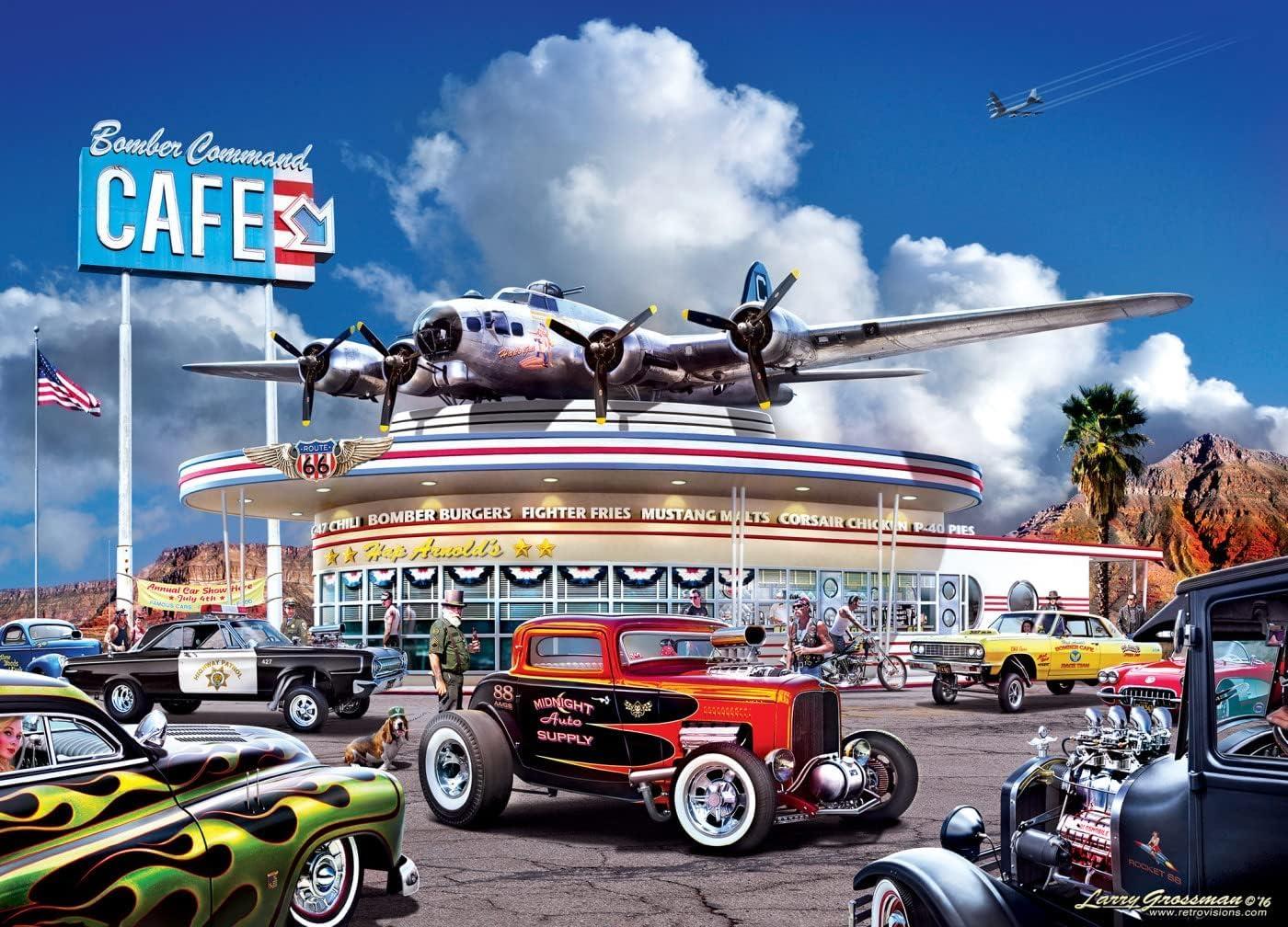 imageMasterPieces 1000 Piece Jigsaw Puzzle Drive Through on Route 66 Fun for Adults Family Kids 1925 x 2675Bomber Command Caf