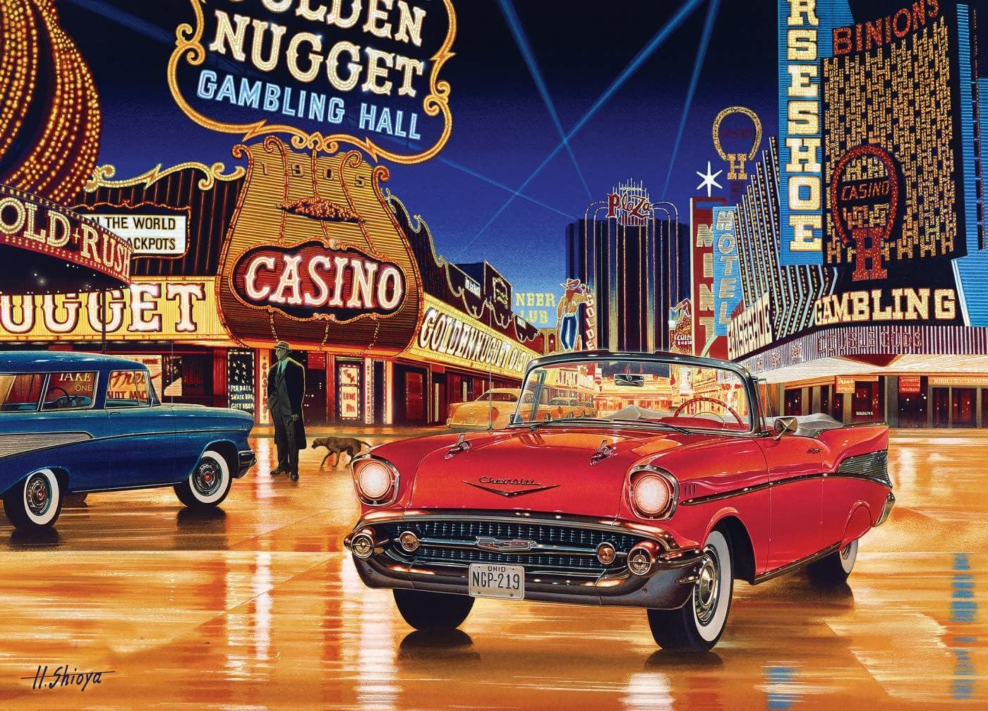 imageMasterPieces 1000 Piece Jigsaw Puzzle Drive Through on Route 66 Fun for Adults Family Kids 1925 x 2675Gamblin Man