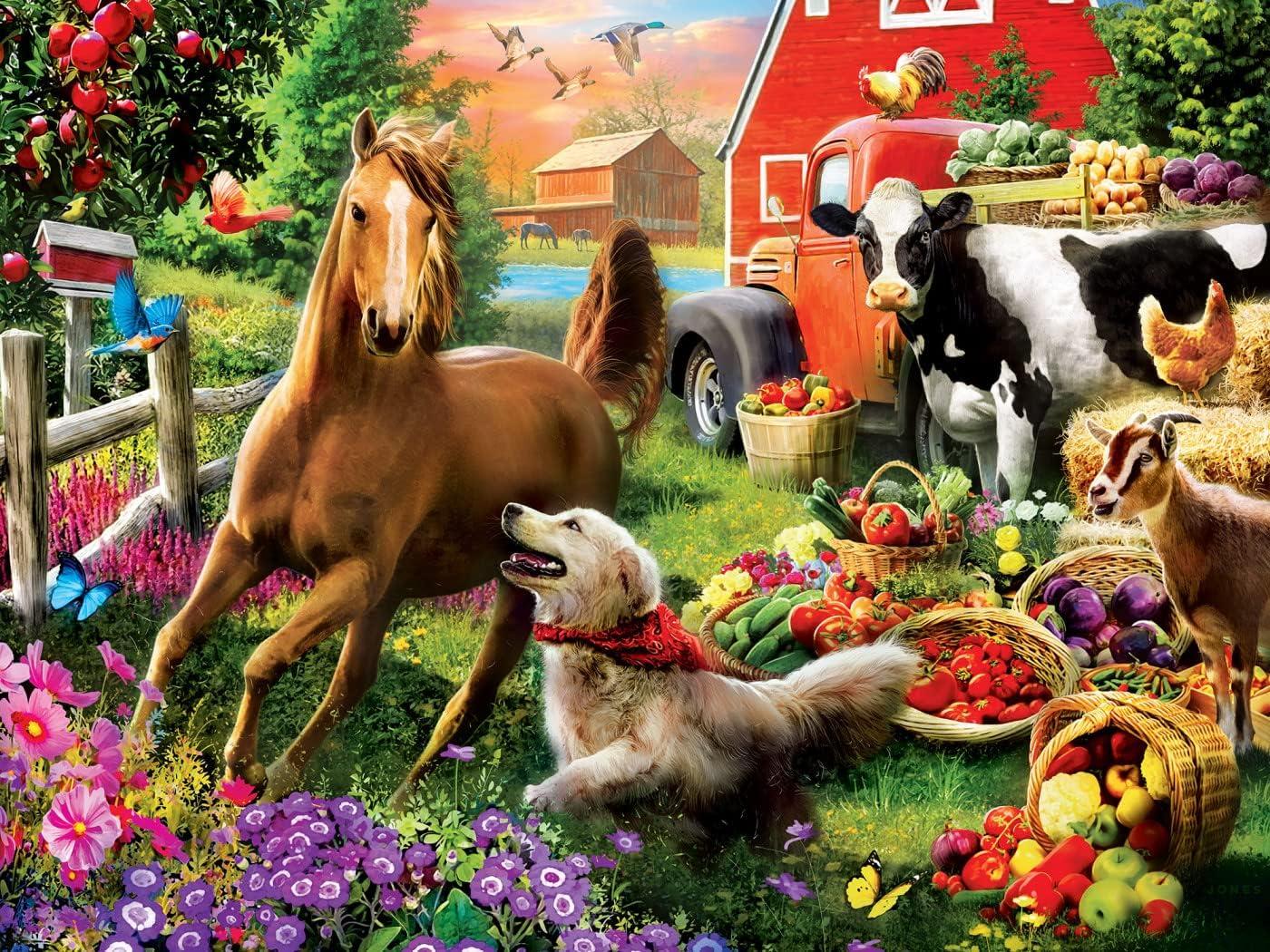 imageMasterPieces 300 Piece Jigsaw Puzzle Large EZ Grip Shapes Best Friends Fun for Adults Seniors Family Kids Matte Finish 18x24300 Piece