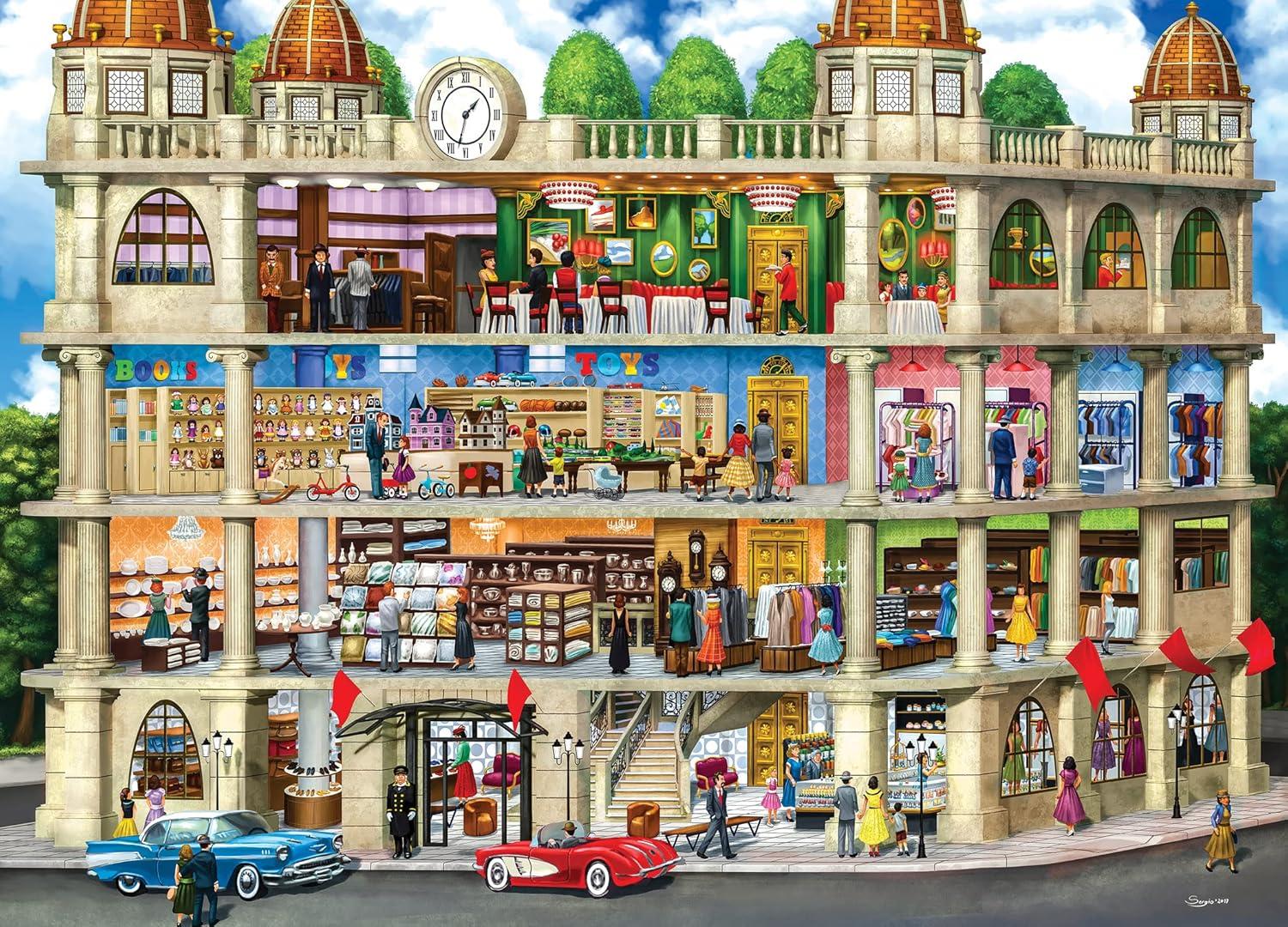 imageMasterPieces 1000 Piece Jigsaw Puzzle For Adults Family Or Youth Fields Department Store 1925x26751000 Piece