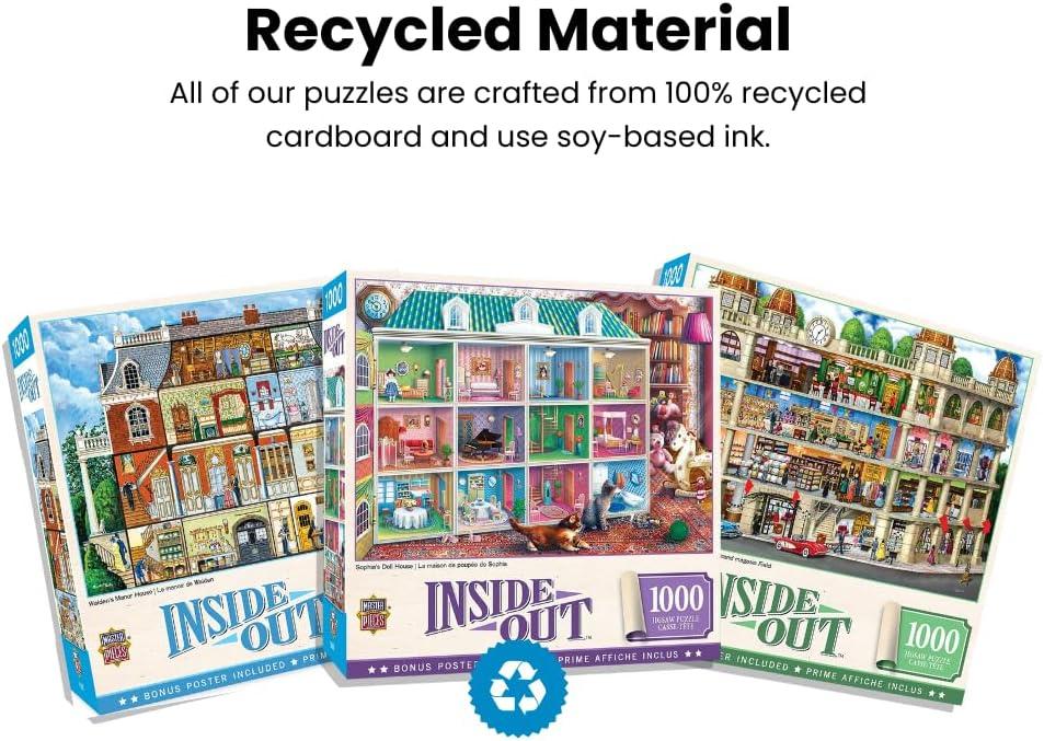 imageMasterPieces 1000 Piece Jigsaw Puzzle For Adults Family Or Youth Fields Department Store 1925x26751000 Piece
