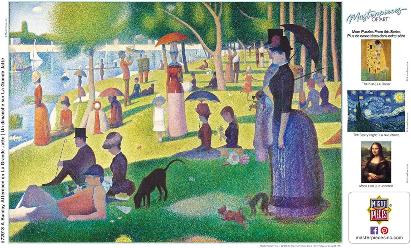 imageMasterPieces 1000 Piece Jigsaw Puzzle For Adults Family Or Youth Gallery on The Square 2675x 1925A Sunday on La Grande Jatte