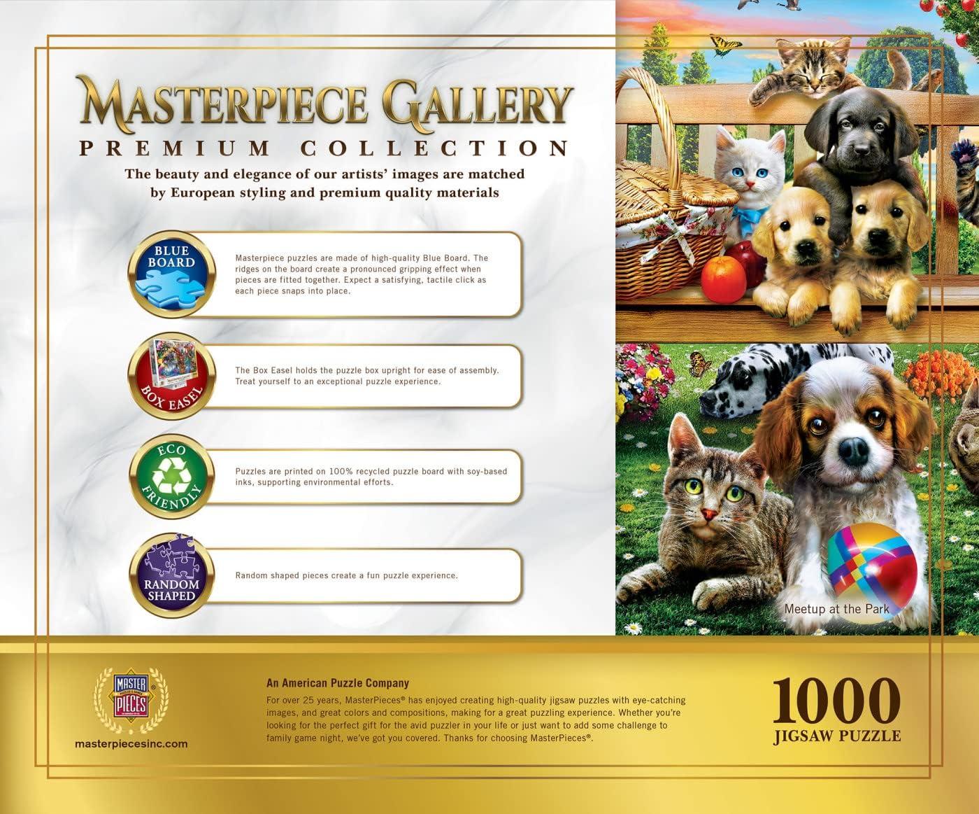 imageMasterPieces 1000 Piece Jigsaw Puzzle For Adults Family Or Youth Gallery on The Square 2675x 1925Meetup at the Park