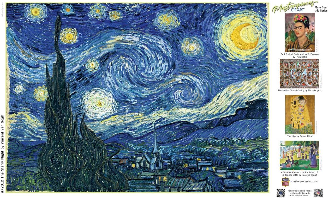 imageMasterPieces 1000 Piece Jigsaw Puzzle For Adults Family Or Youth Gallery on The Square 2675x 1925Starry Night