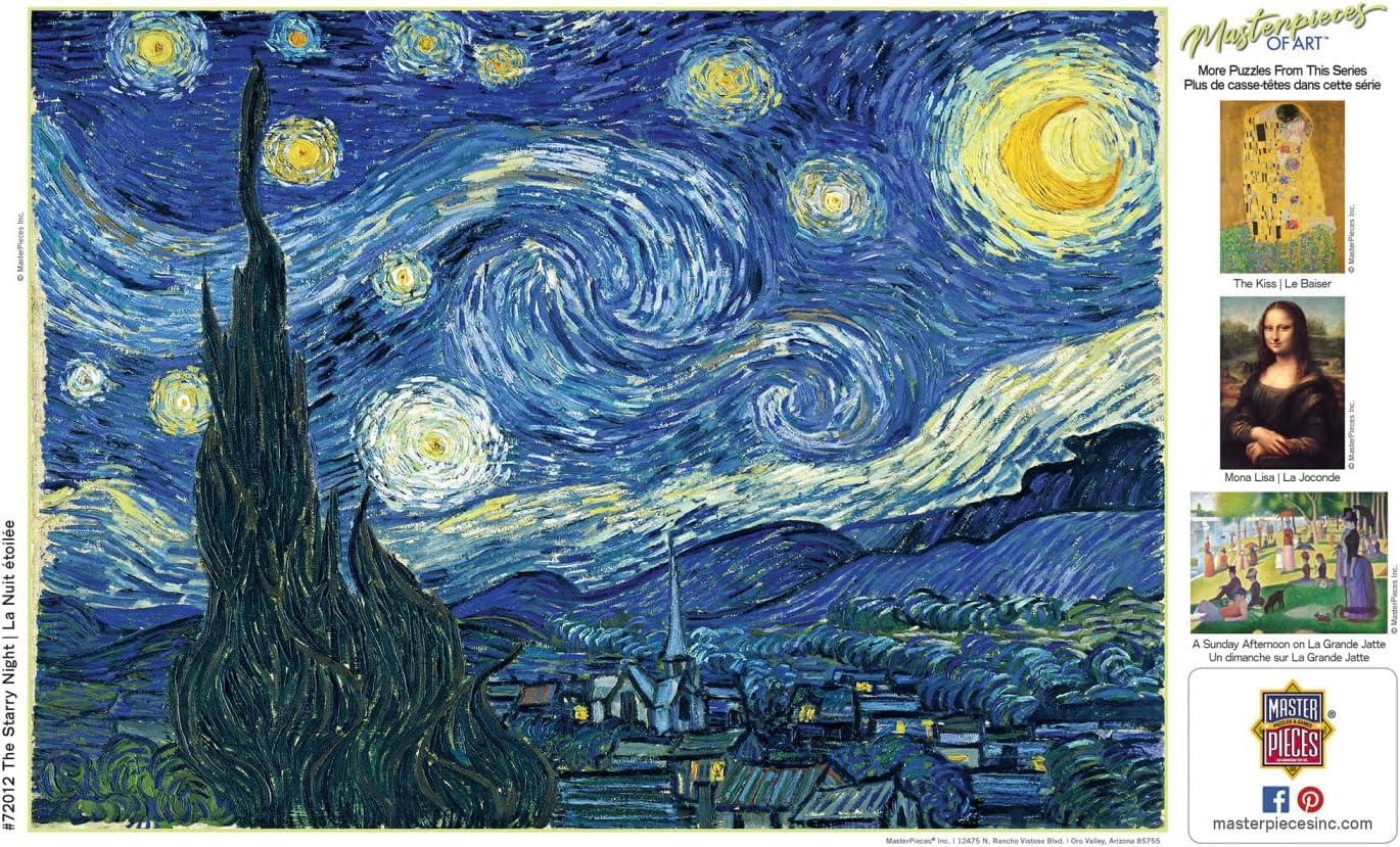 imageMasterPieces 1000 Piece Jigsaw Puzzle For Adults Family Or Youth Gallery on The Square 2675x 1925Starry Night