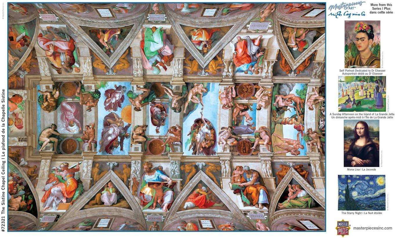 imageMasterPieces 1000 Piece Jigsaw Puzzle For Adults Family Or Youth Gallery on The Square 2675x 1925The Sistine Chapel Ceiling