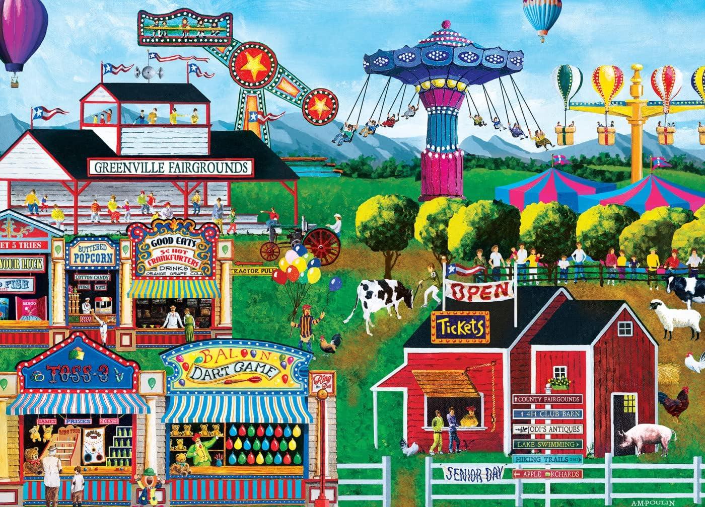 imageMasterPieces 1000 Piece Jigsaw Puzzle for Adults Family Or Youth Alls Fair 1925x26751000 Piece