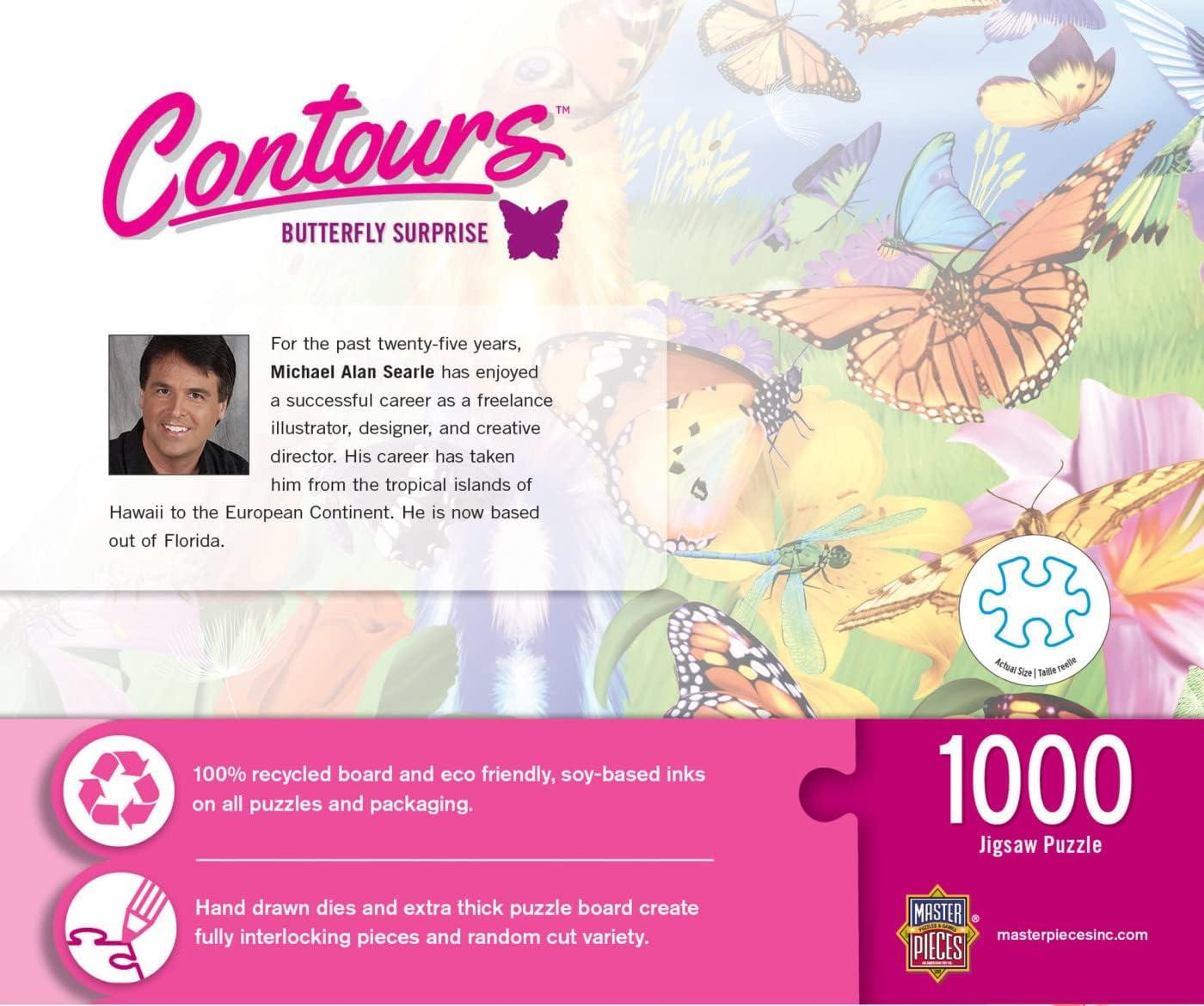 imageMasterPieces 1000 Piece Jigsaw Puzzle for Adults Family Or Youth Butterfly Surprise 2822x 2403