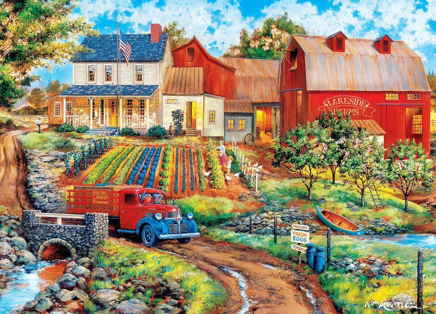 imageMasterPieces 1000 Piece Jigsaw Puzzle for Adults Family Or Youth Grandmas Garden 1925 x2675300 Piece