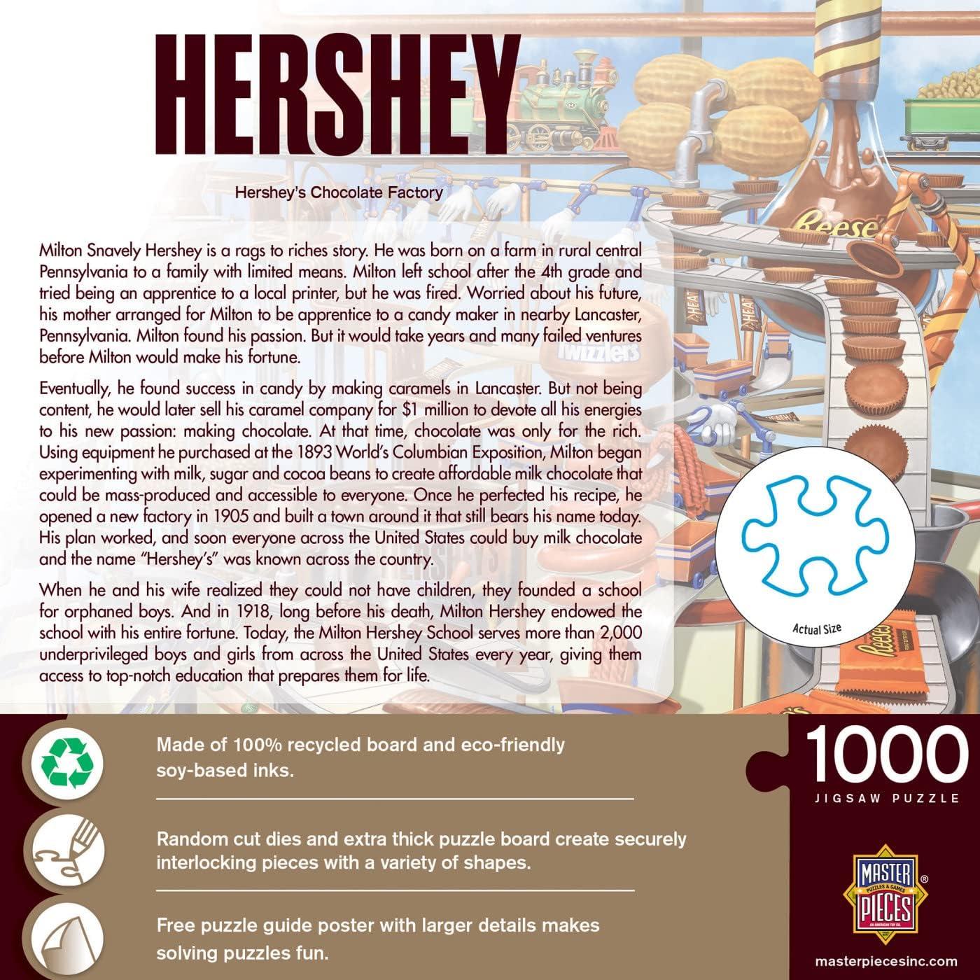 imageMasterPieces 1000 Piece Jigsaw Puzzle for Adults Family Or Youth Hersheys Matrix 1925x2675Hersheys Chocolate Factory