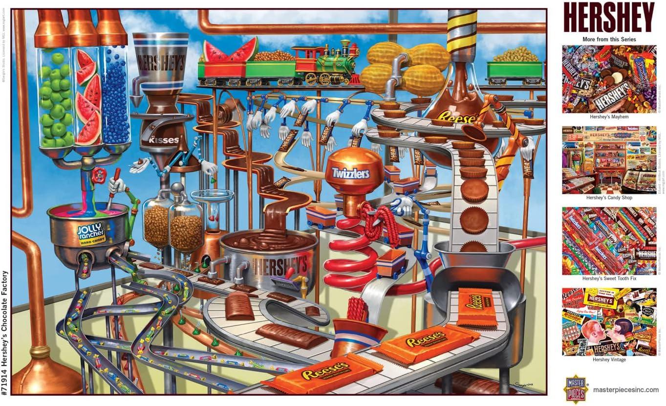 imageMasterPieces 1000 Piece Jigsaw Puzzle for Adults Family Or Youth Hersheys Matrix 1925x2675Hersheys Chocolate Factory