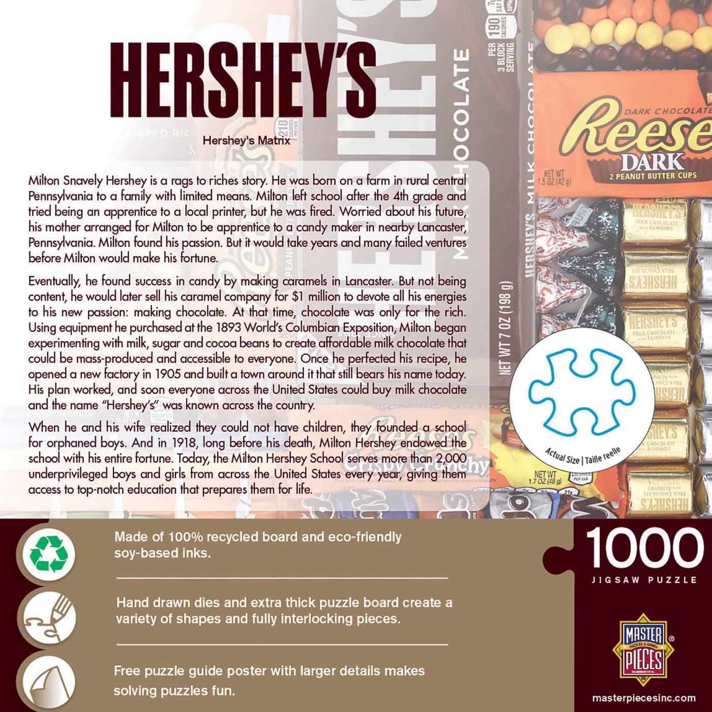 imageMasterPieces 1000 Piece Jigsaw Puzzle for Adults Family Or Youth Hersheys Matrix 1925x2675Hersheys Matrix