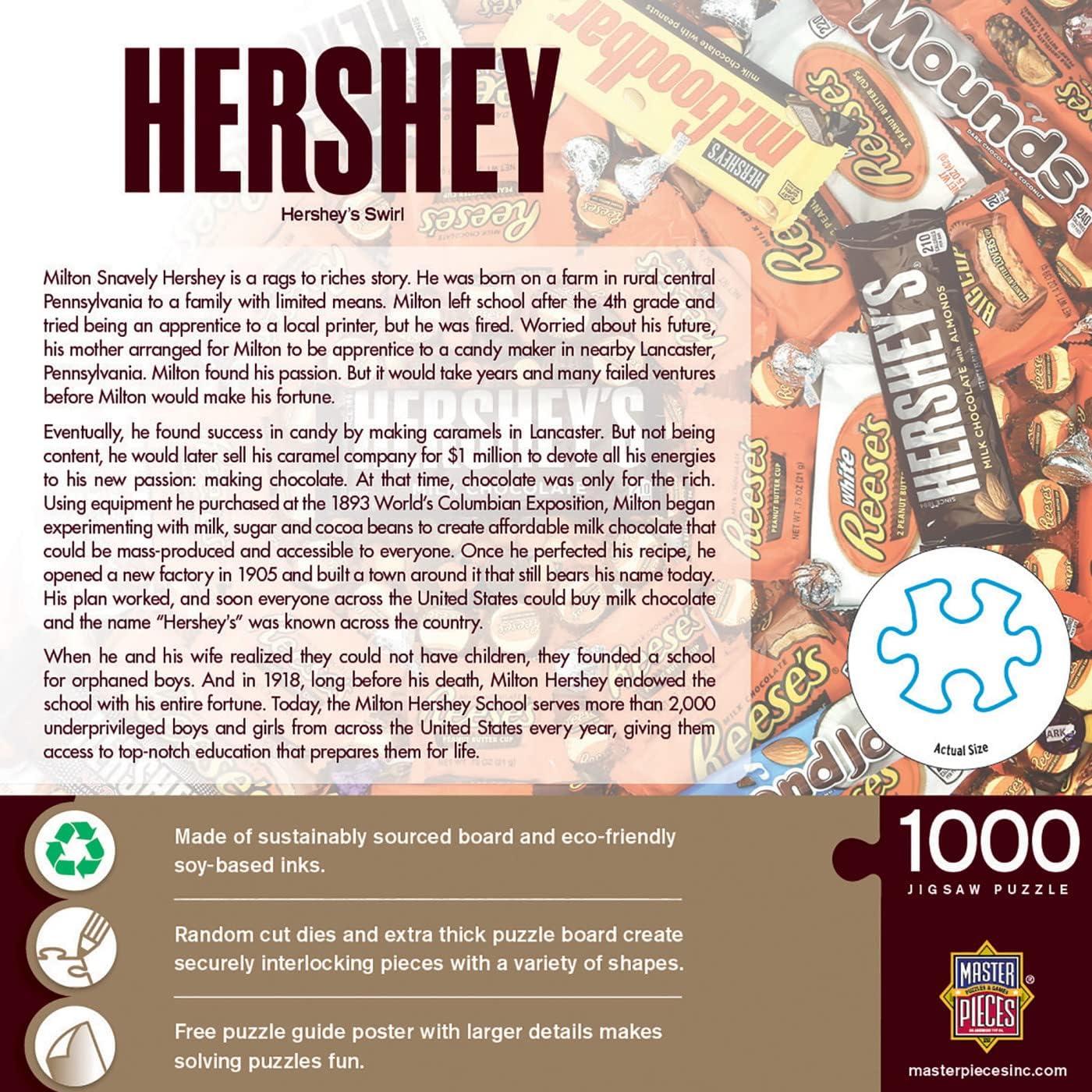 imageMasterPieces 1000 Piece Jigsaw Puzzle for Adults Family Or Youth Hersheys Matrix 1925x2675Hersheys Swirl