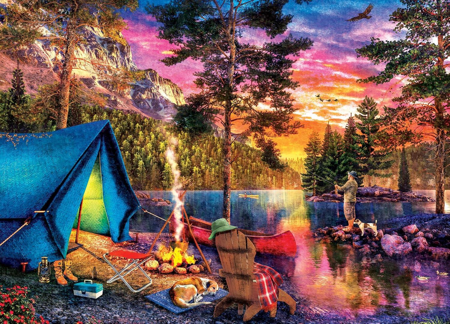 imageMasterPieces 1000 Piece Jigsaw Puzzle for Adults Family Or Youth Open Season 1925x2675Endless Summer Sunset