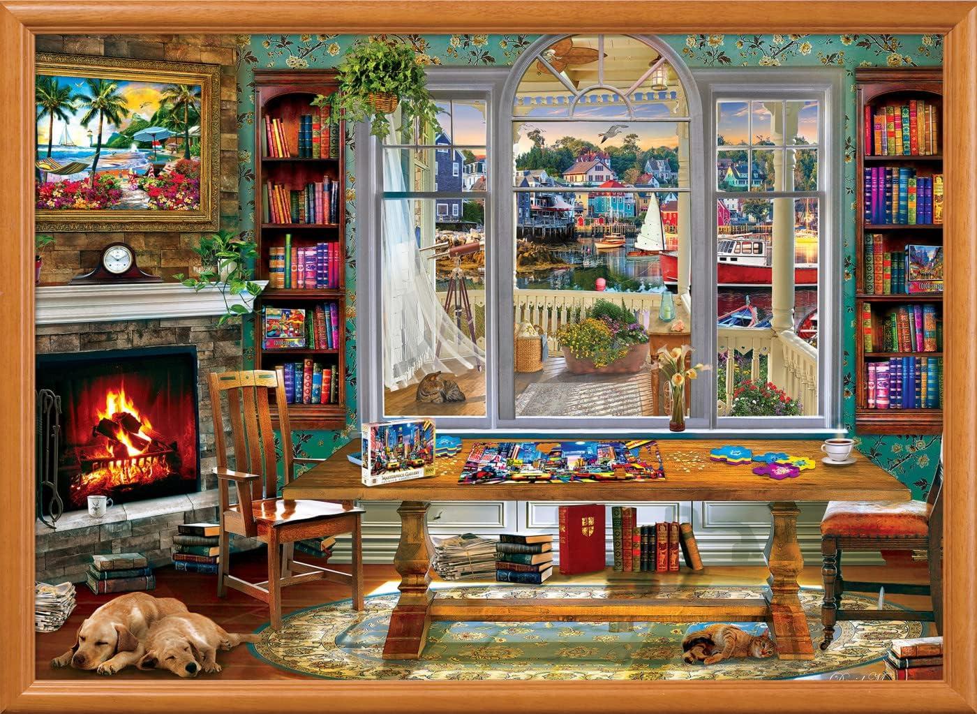 imageMasterPieces 1000 Piece Jigsaw Puzzle for Adults Family Or Youth The Barnyard Crowd 2675x 1925A Puzzling Afternoon