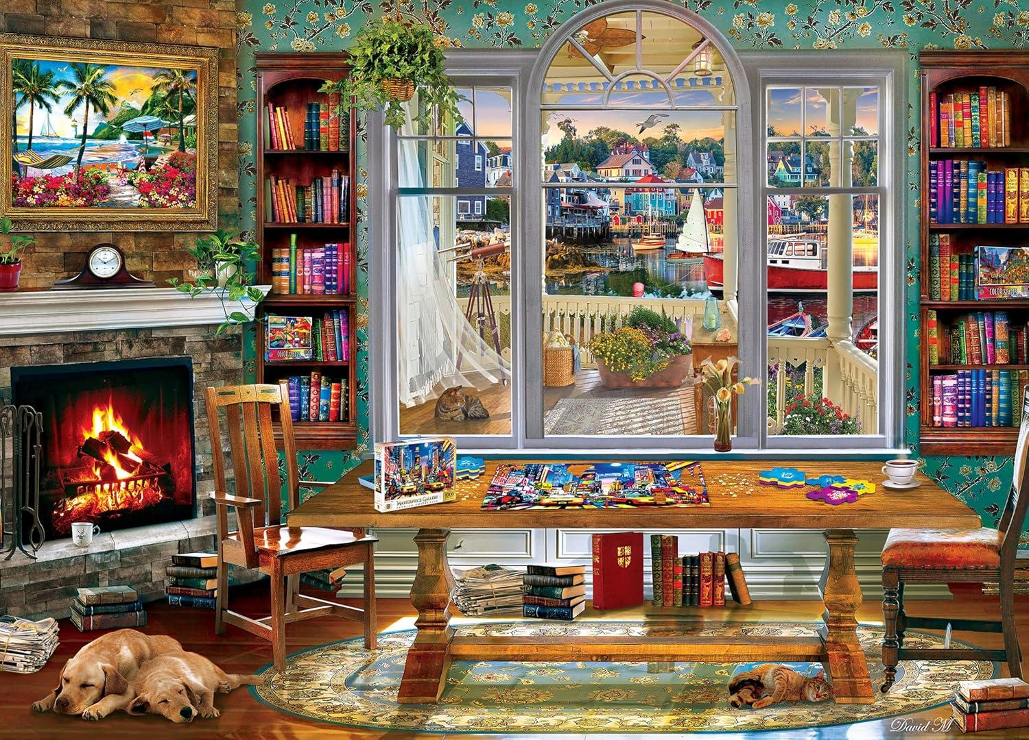 imageMasterPieces 1000 Piece Jigsaw Puzzle for Adults Family Or Youth The Barnyard Crowd 2675x 1925A Puzzling Afternoon